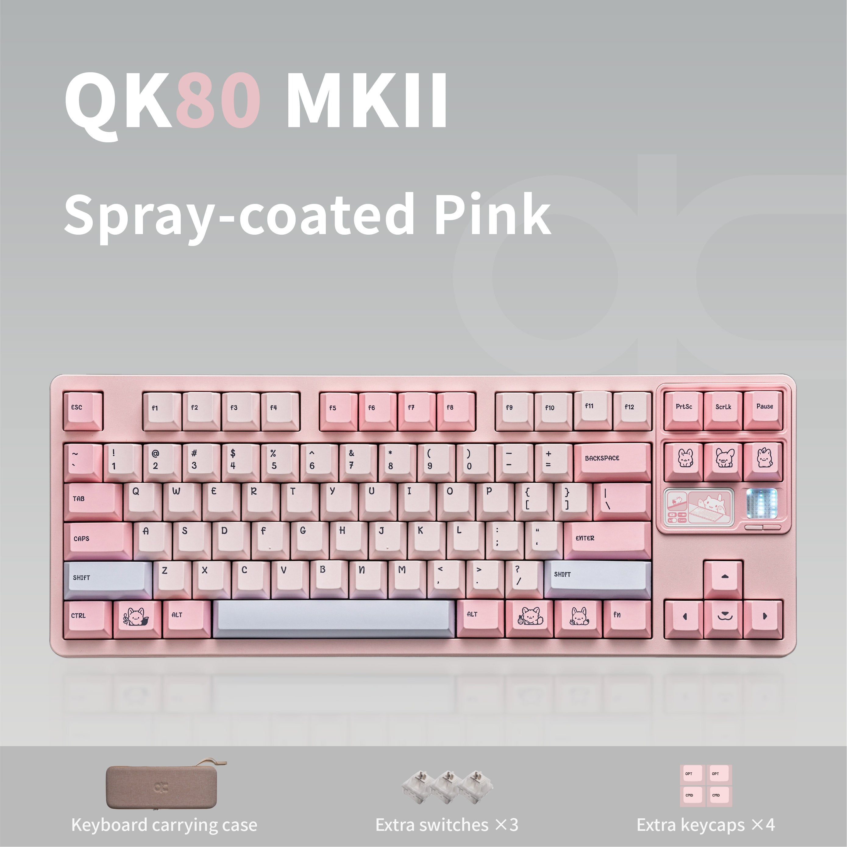 QK80 Mk2 Prebuilt Mechanical Keyboard