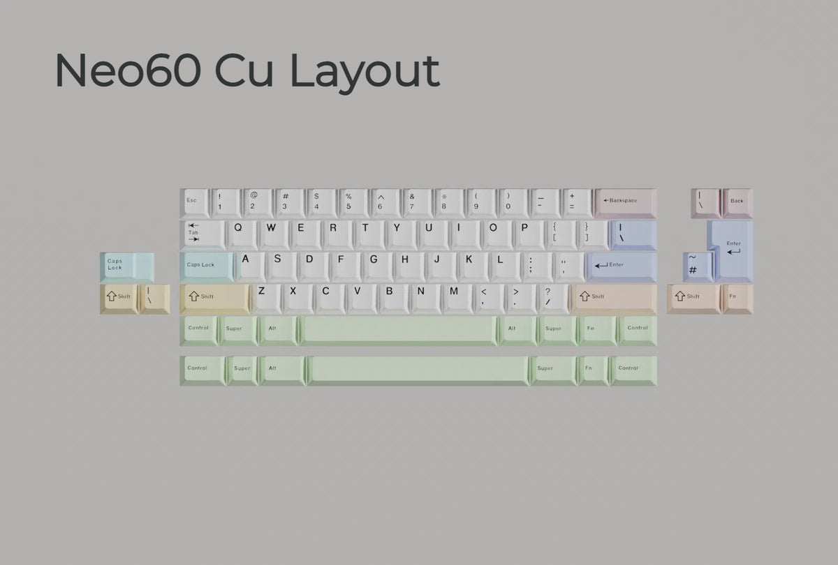 Neo60 Cu Custom Mechanical Keyboard