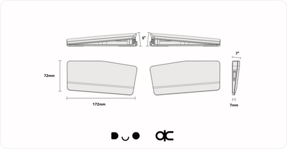 QK Alice Duo Wrist Rest